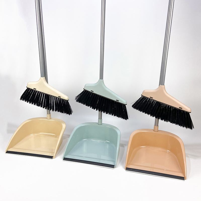 Plastic Home Cleaning Broom with Dustpan