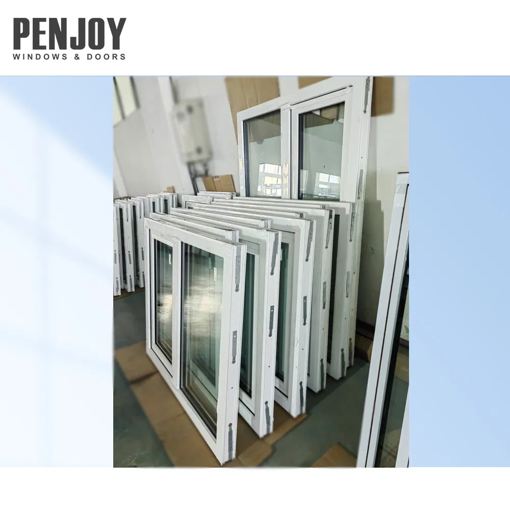 Factory UPVC Casement Window Janelas PVC Insulated Windows