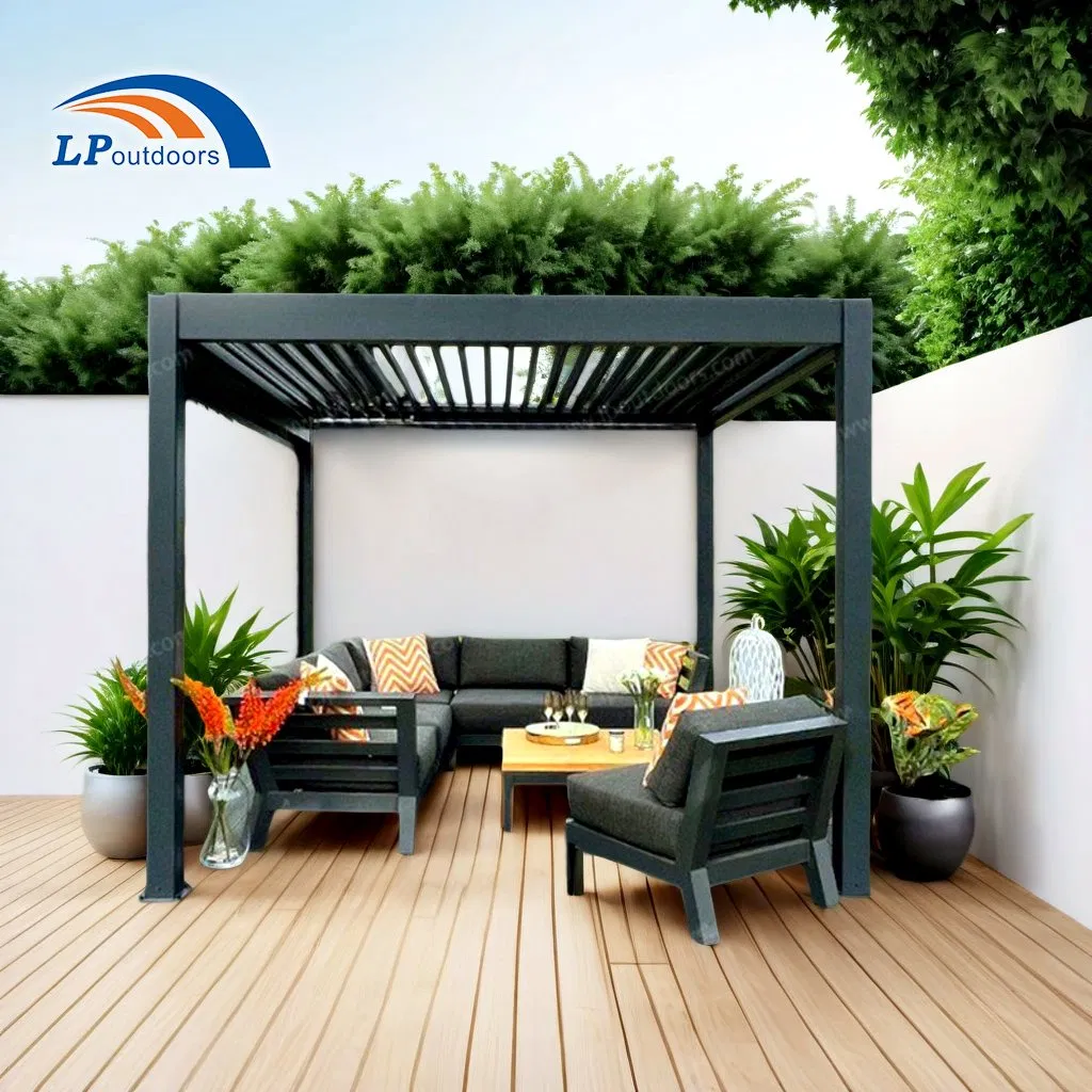 Stylish Aluminum Louvered Roof Pergola for Outdoor Spaces