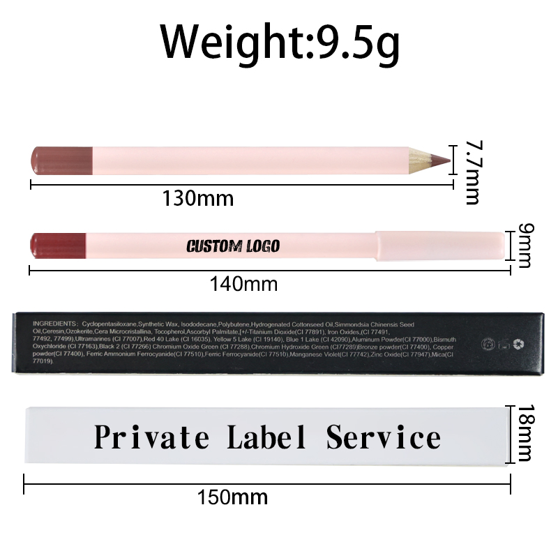New Arrival 24 Colors Lip Liner Hot Selling Vegan Waterproof Matte Lipliner