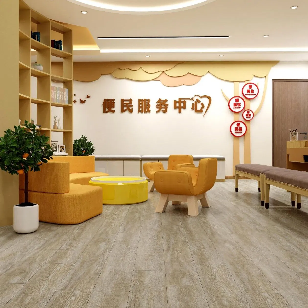 Коммерческий SPC-ламинат 5мм Modern Indoor, влагостойкий