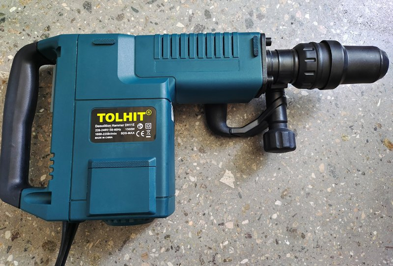 Отбойный молоток электрический Tolhit 1500W 11кг