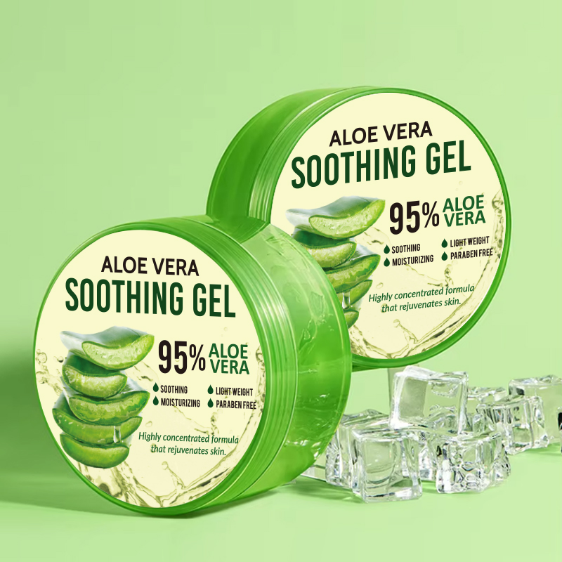 OEM Natural Organic Vegan Face Care Soothing Sunburn Relief Aloe Vera Gel