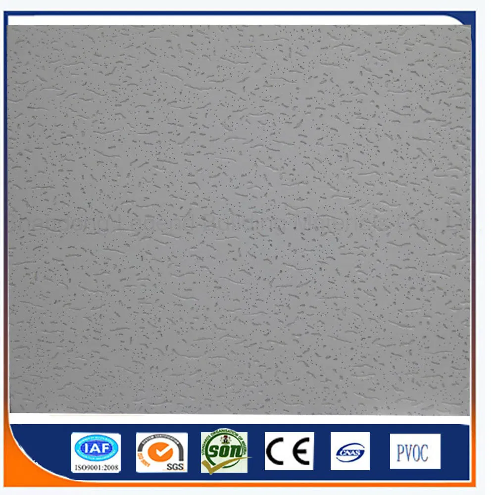 Mineral Fiber Board/Acoustic Suspended Mineral Fiber Ceiling Tiles