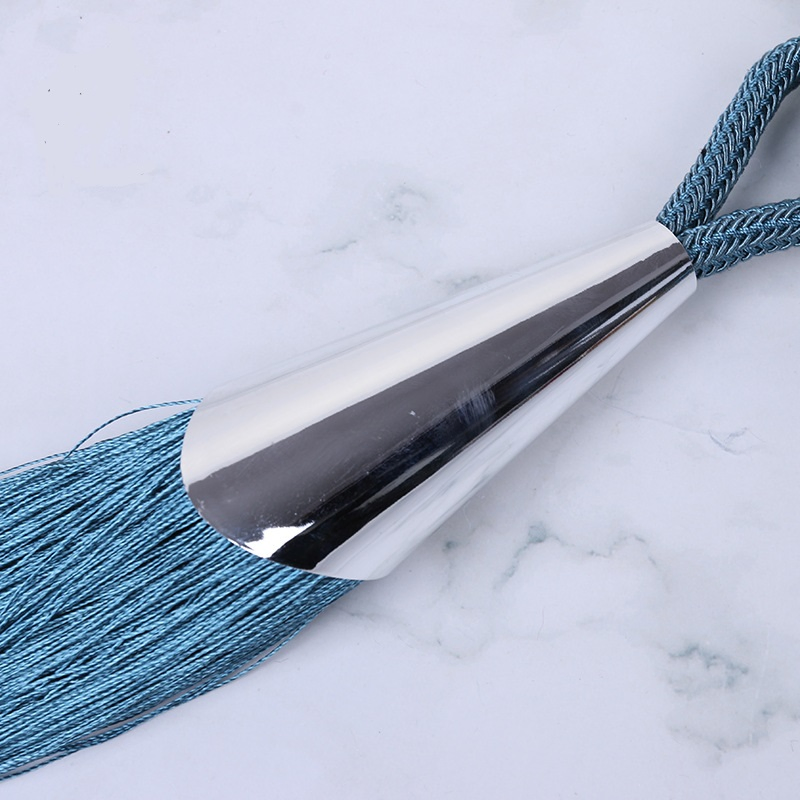 Home Textile Decorative Velvet Ball Curtain Fringe Tassel Textile Curtain Tassel Fringe Tied Rope Curtain Tassel Beaded Tieback
