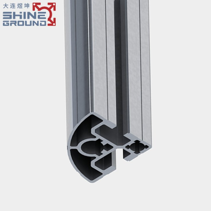 Low Cost 2080 Aluminum Extrutions Vertical Aluminium Profile for Industry