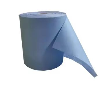Wholesale Cheap Tissue Individual Packaging Strong blue Big Roll Paper