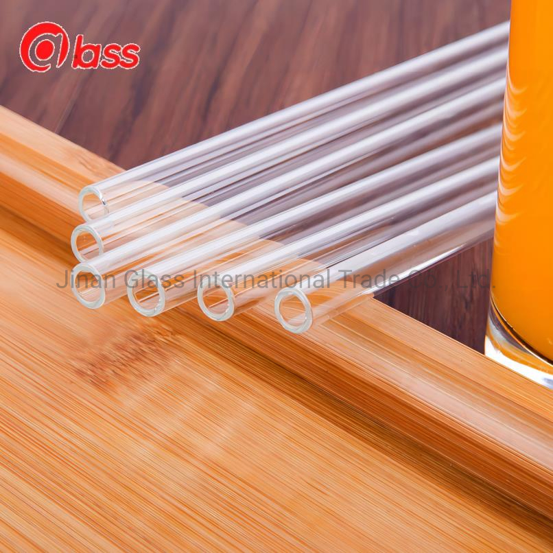 Glass Bamboo Straw Bottle Libby Glass Can with Lid and Straw Price Mason Glass Jar with Handle Lid and Straw