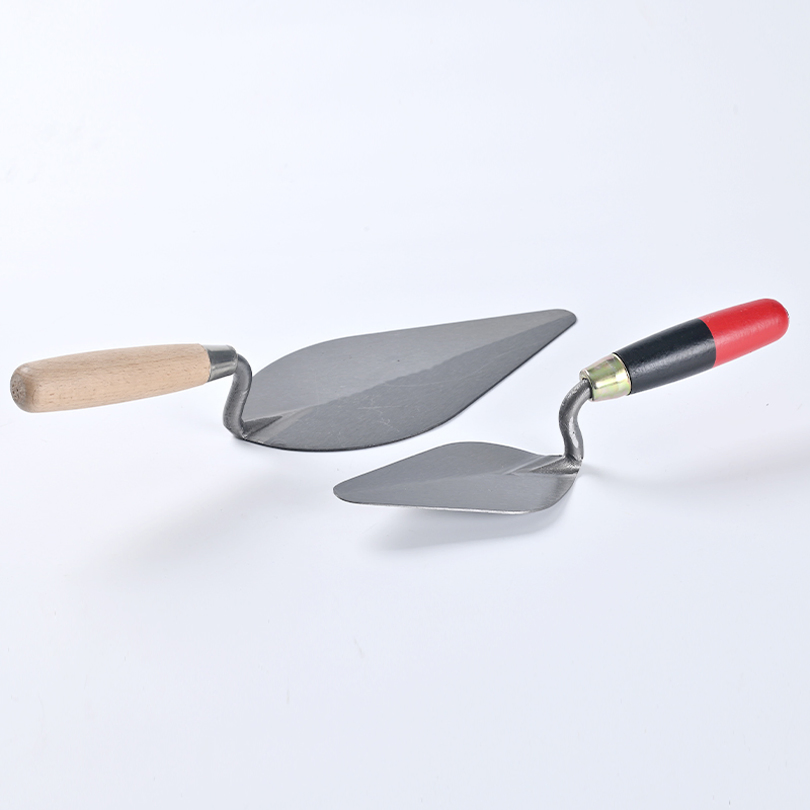 Durable Heavy Duty One Piece Forged Point Trowel Tool with Plastic Handle