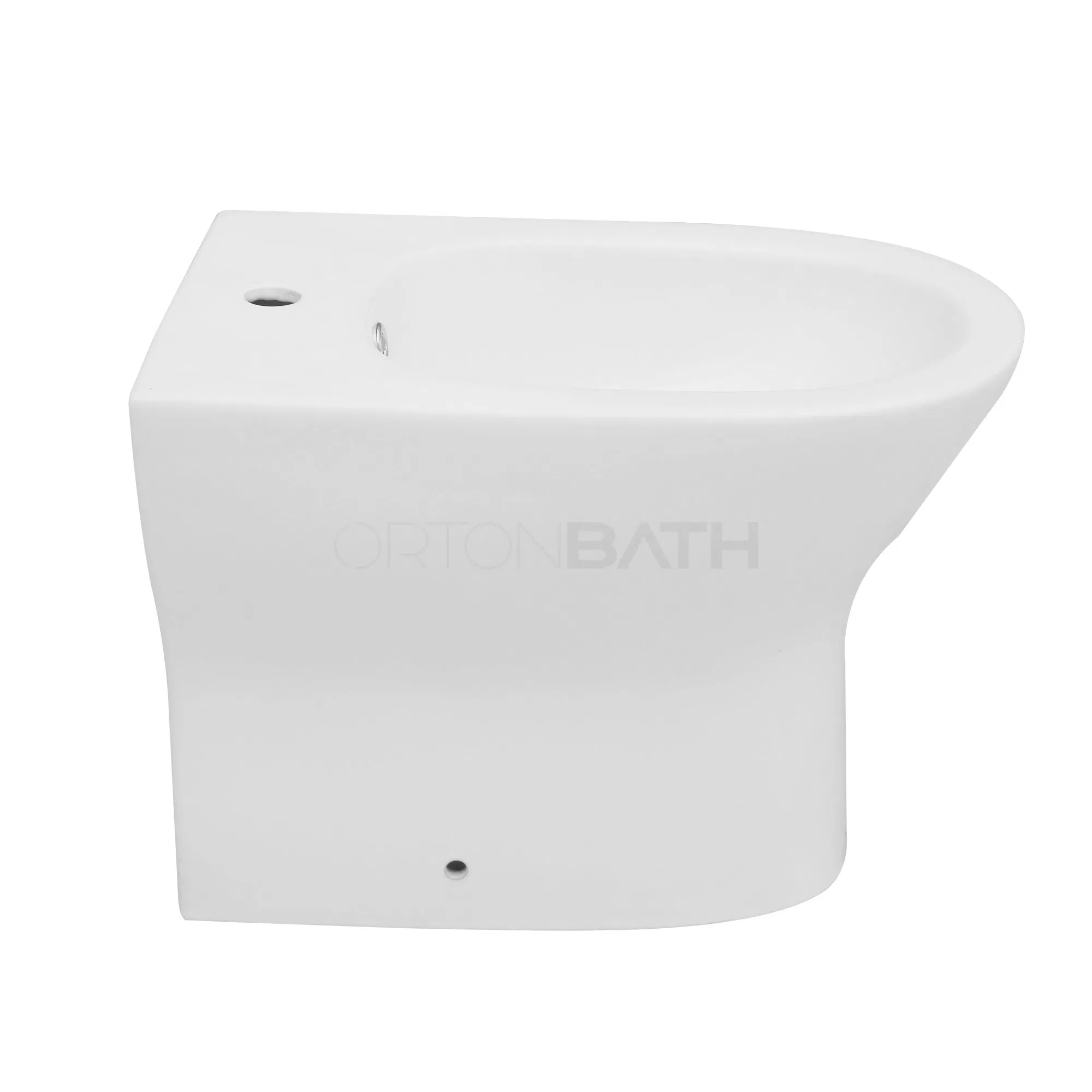 Ortonbath Floor Mounted 1 Tap Holes Toilette Bidet Hospital Elder Lady Care One Piece Ceramic Wc Toilet Bidet Special Care Ceramic Porcelain Bidet