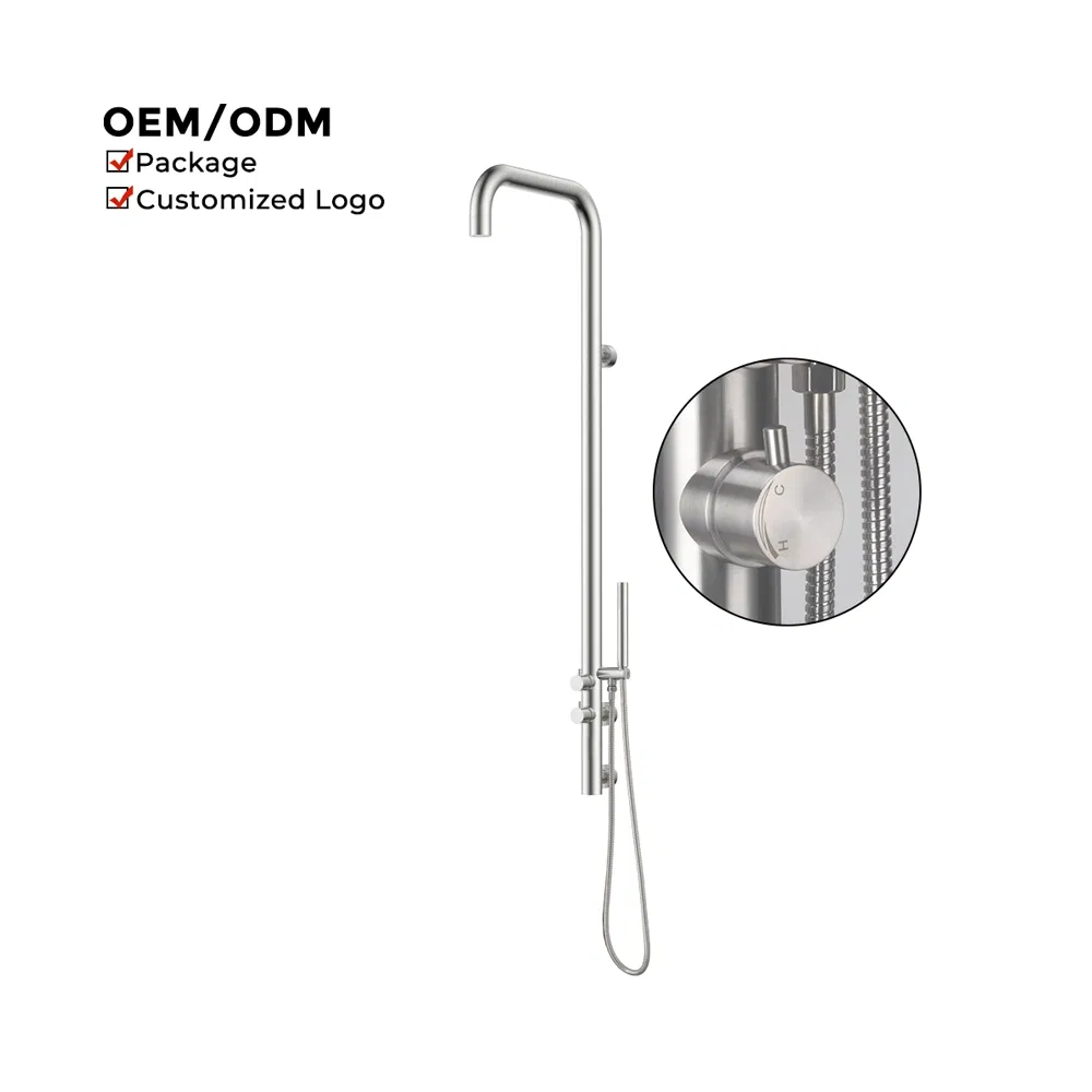 Premium Stainless Steel Outdoor Rainfall Shower for Pools