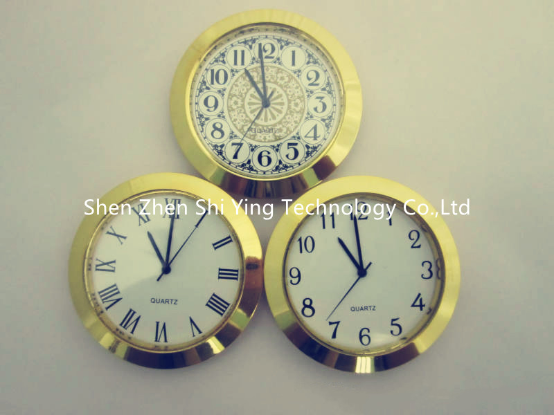 37mm Quartz Metal Bezel Small Fit-UPS Clock Inserts for Craft Gift Decoration