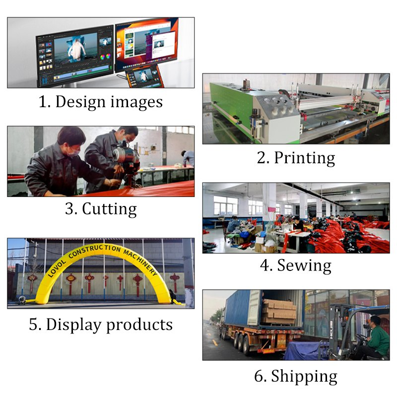 Inflatable Arch for Race Advertising Inflatables Finish Start Line Arches