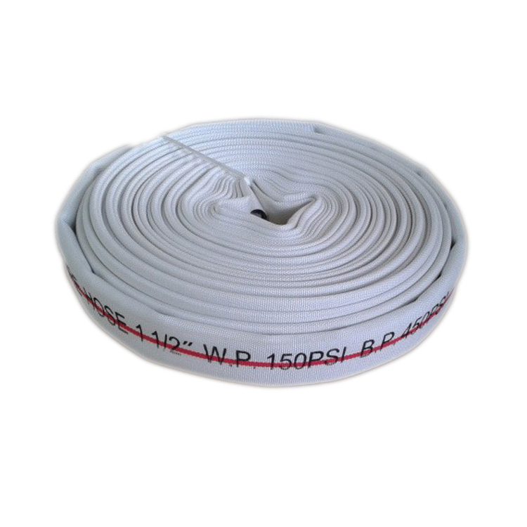 High Quality Fire Proof Flexible PVC Canvas Fire Rubber Hose Tube with 30 Meters Length