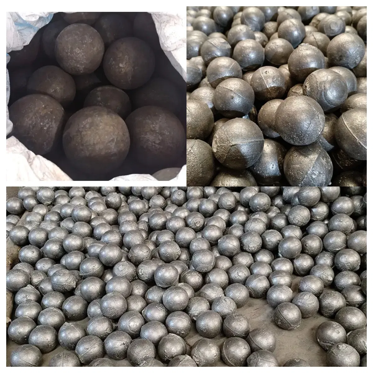 Forged Steel Grinding Media Ball for Ball Mill (Dimensions: 12mm 20mm 50mm 100mm 180mm)