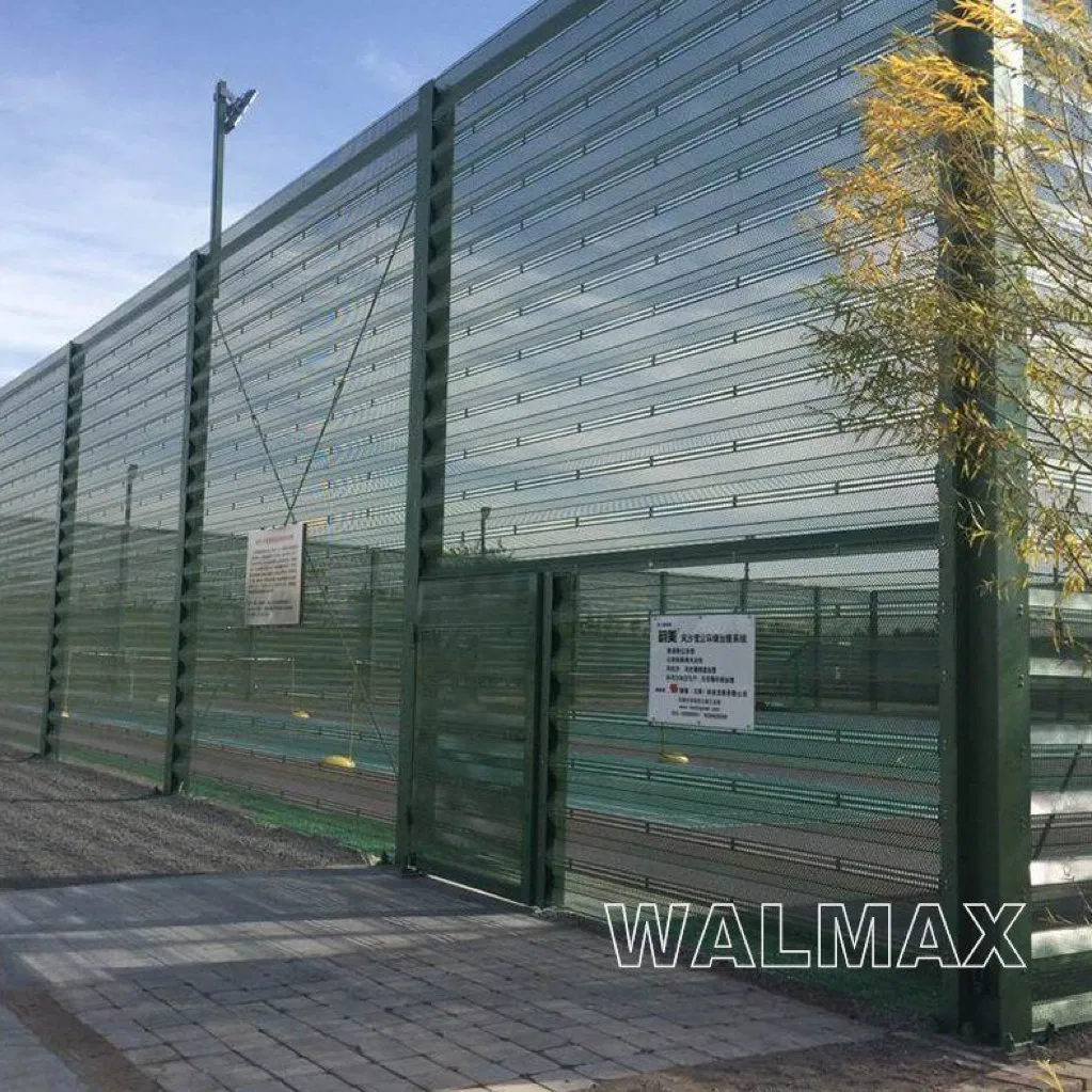 WBF004 Maintenance-Free Wind Dust Resistance Sports Ground Privacy Fence Steel Fence