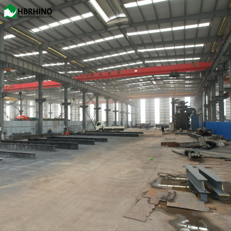 Multi-Story Large Span Prefabricated Exportable High Strength & Durable Light Steel Structure Buildings for Factories Workshops Warehouses Building