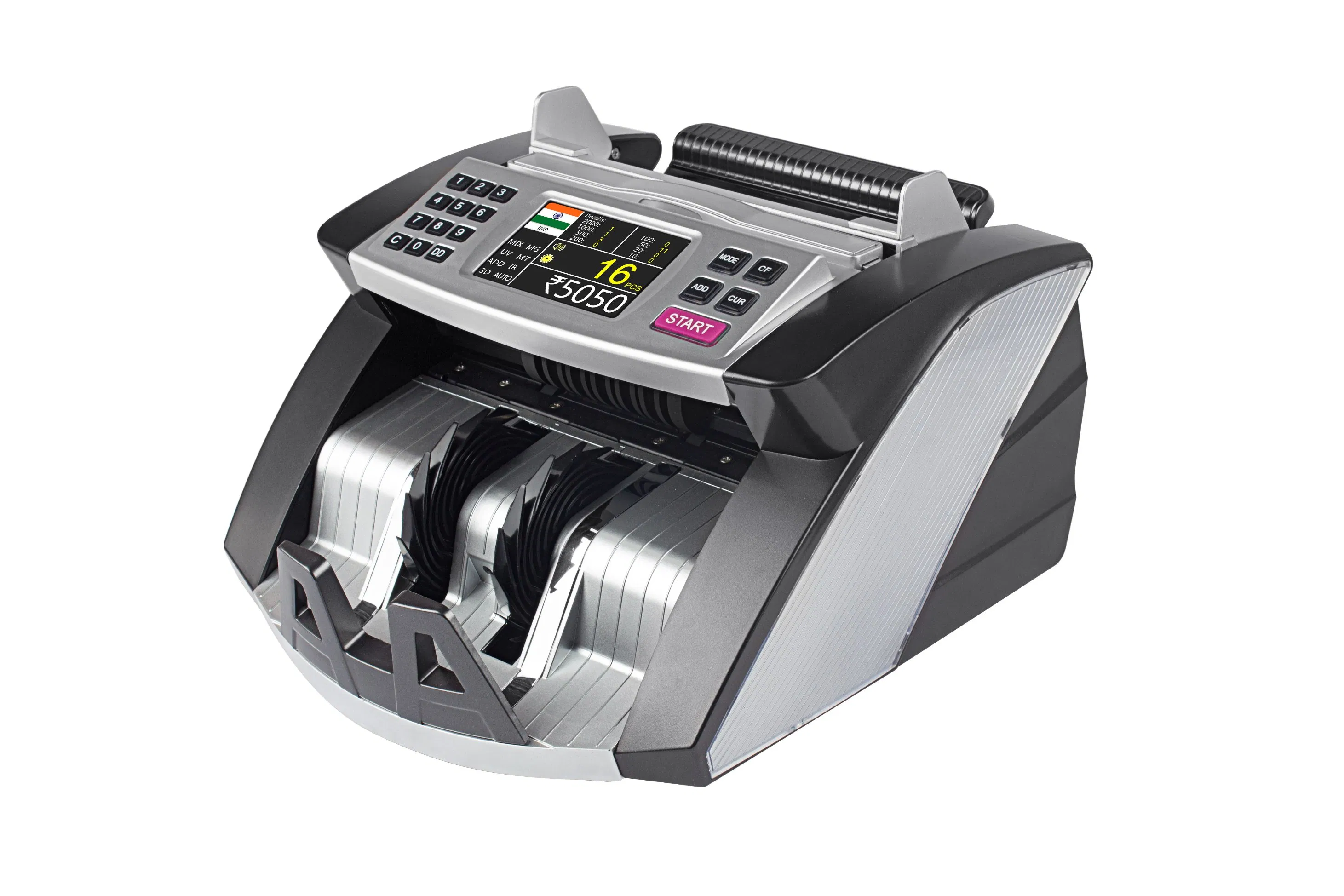 Al-6000t High Quality Handy Euro Money Detector Machine Currency Cash Countor