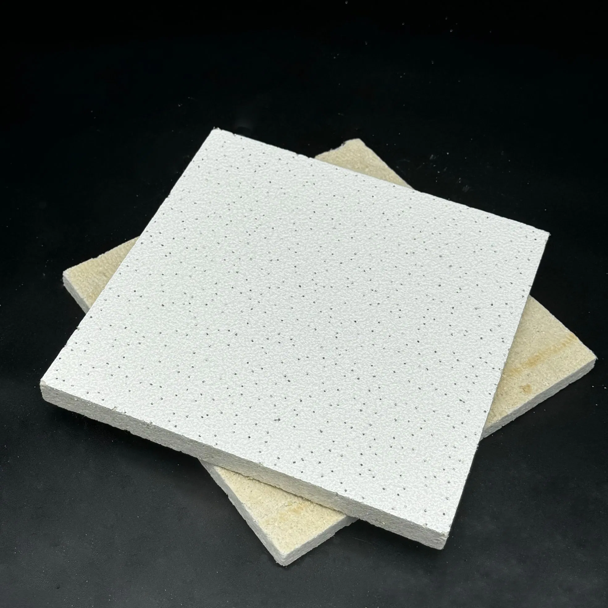 Pin Hole Design 2X2 Mineral Fiber Ceiling Tile for Suspended Ceilings with Fire Safety Class a