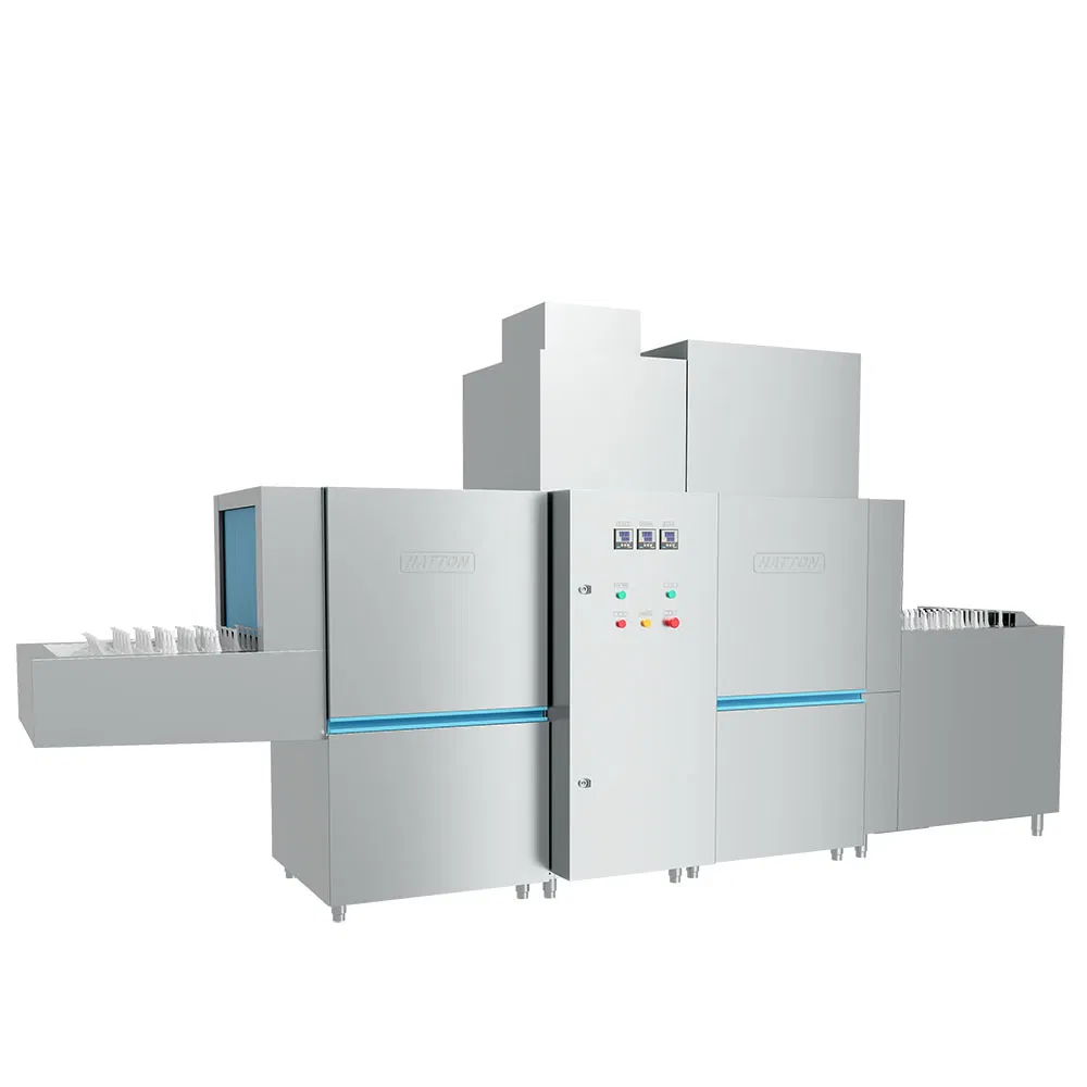 High-Performance Flight Conveyor Dishwasher (2 washing&rinsing, 2 dryer)