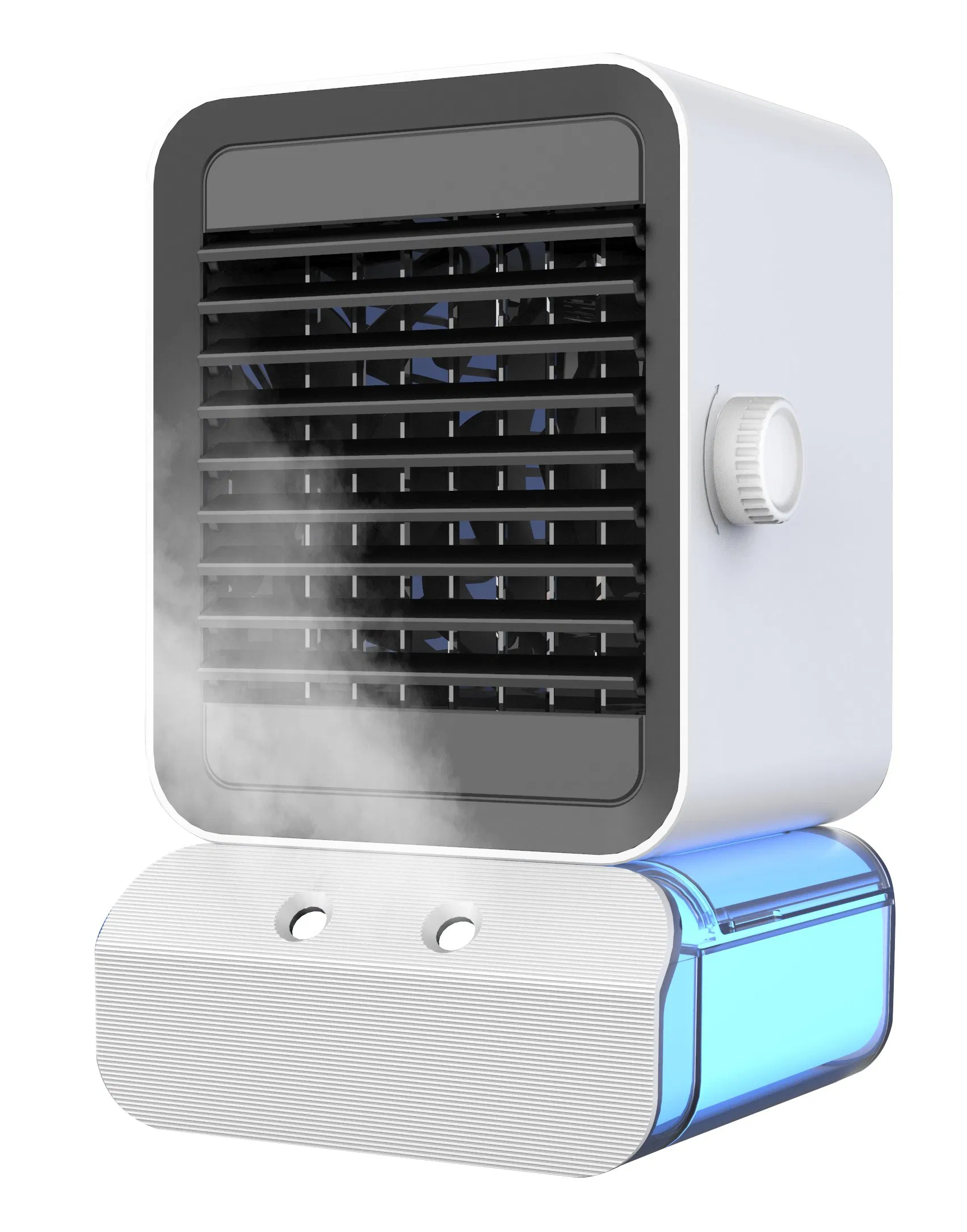 Compact Electric Fan for Instant Cooling and Humidity Control