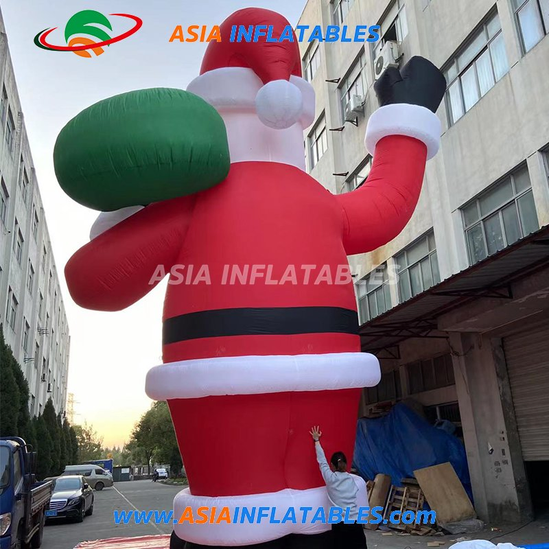 Commercial Big Advertising Inflatable Santa Claus Christmas Decoration