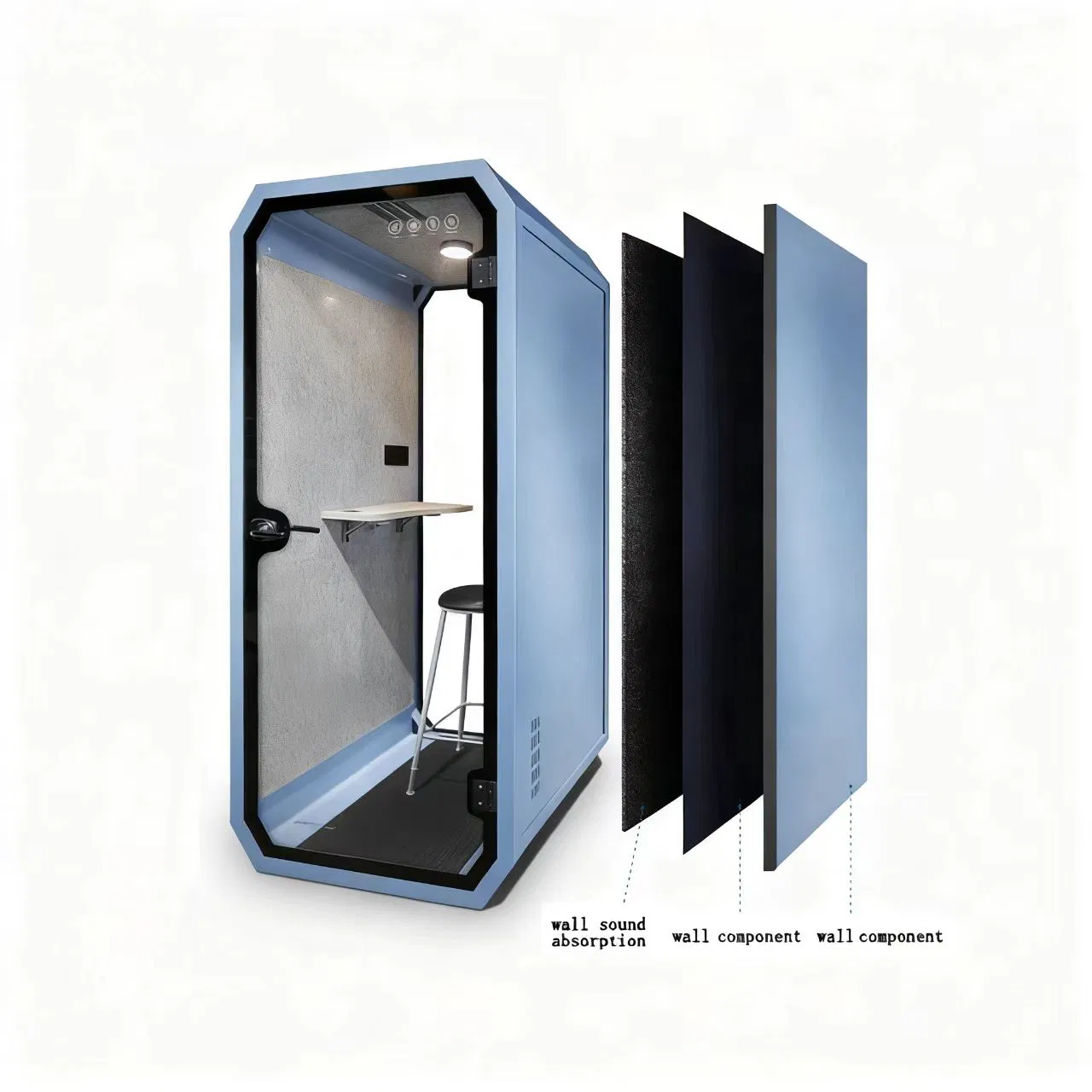 Fashion Portable Office Pod Soundproof Phone Booth