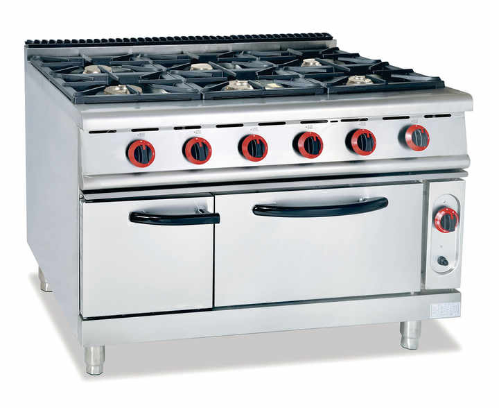 Compact Stainless Steel Gas Stove: Versatile Heavy-Duty Burner for Restaurants
