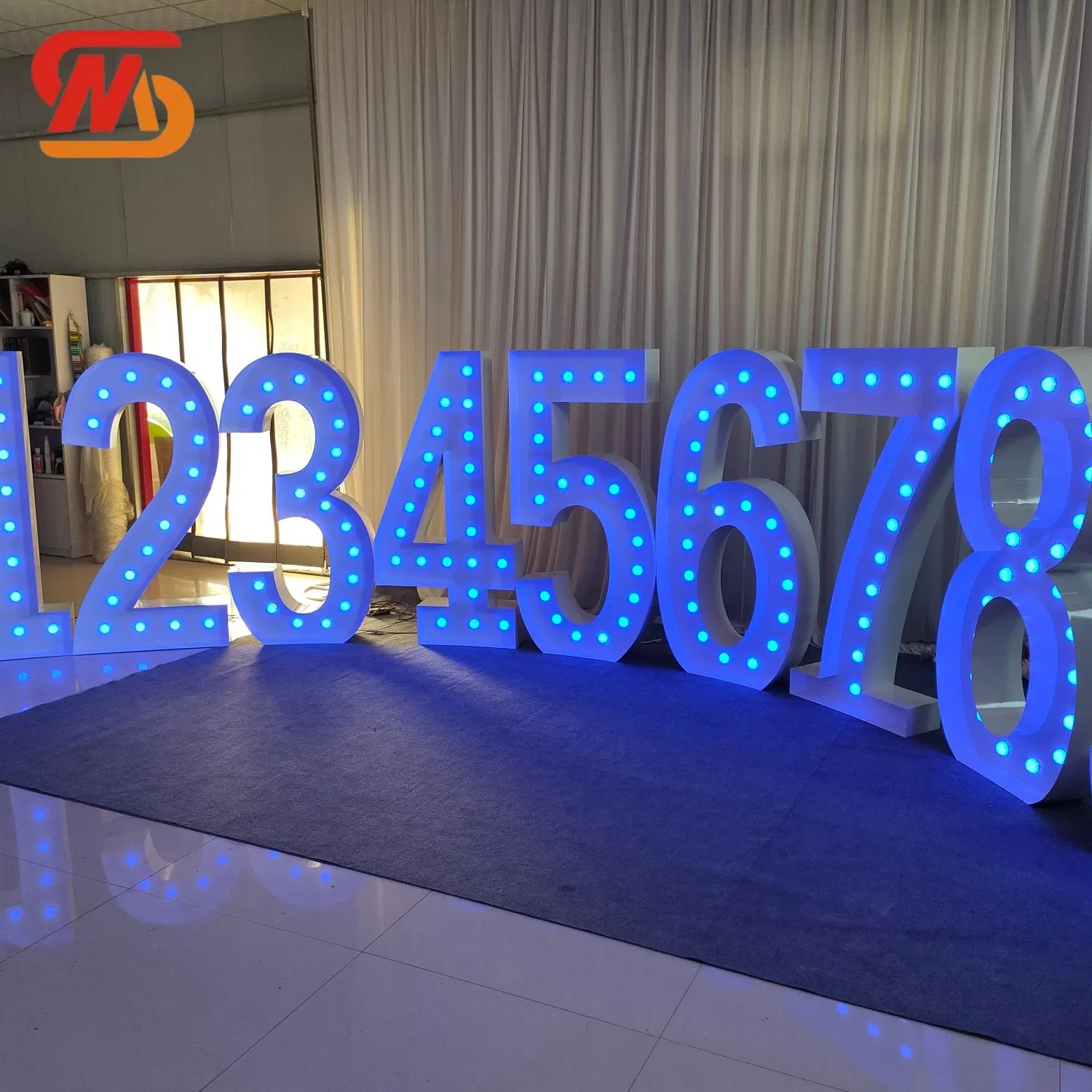 Smooth Large LED Marquee Letter Numbers Light up Marquee Number for Birthday Party Decor