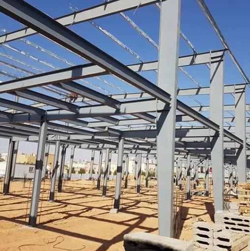 High Rise Customizable Prefabricated Steel Warehouse Structure for Efficient Storage