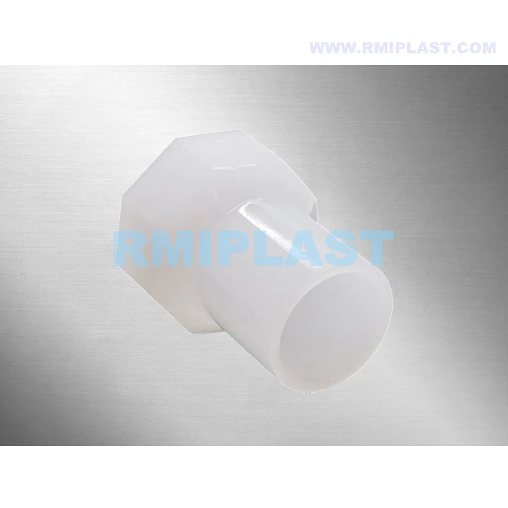 PVDF Female Coupling of Butt Welding ISO Pn16 White Plastic Coupler Fittings for Industrial Use