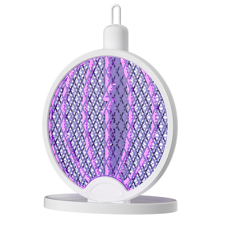 Handheld Mosquito Racket Bat Rechargeable Electric Fly Mosquito Trap Killer Lamp Bug Zapper Racket Mosquito Repellent Swatter