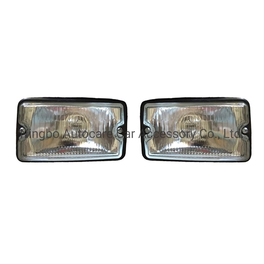 Противотуманная фара 4" квадратная 55W Amber для Jeep Wrangler
