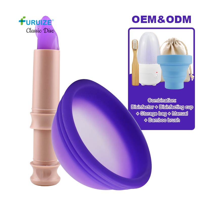 ISO CE FDA Soft Menstrual Disk Menstrual Disc Medical Grade Menstrual Disco for Women