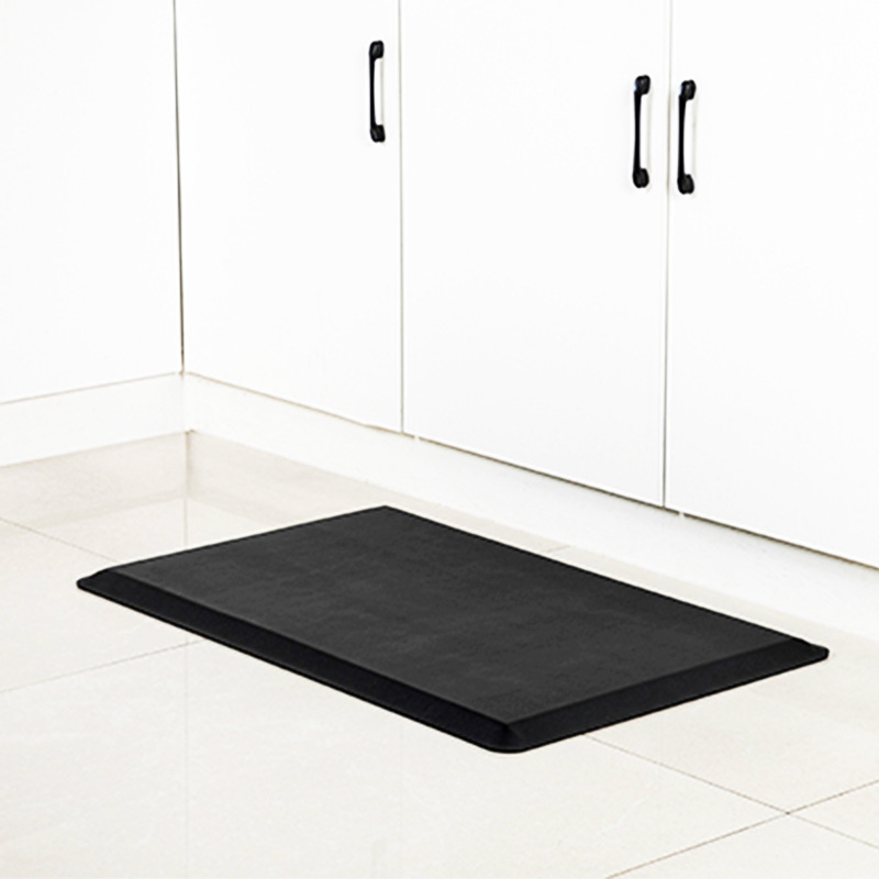 Custom High Traction Bottom Anti Slip PU Leather Kitchen Floor Mat