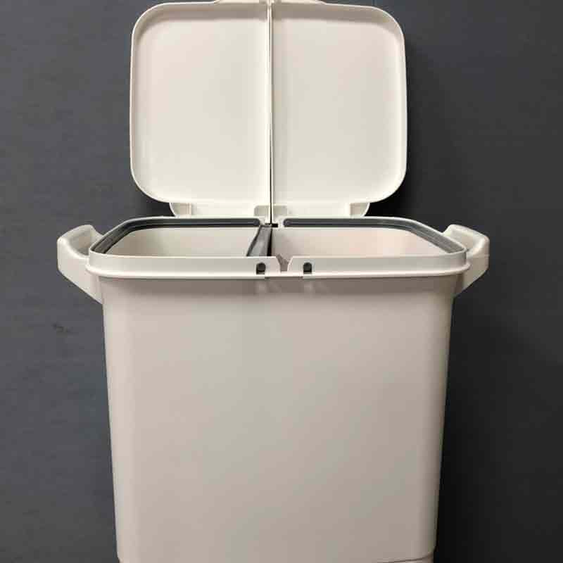 Plastic Functional Household Large Capacity Trash Cans Waste Bins Classified Kitchen Trash Basket Folding Garbage Trash Can
