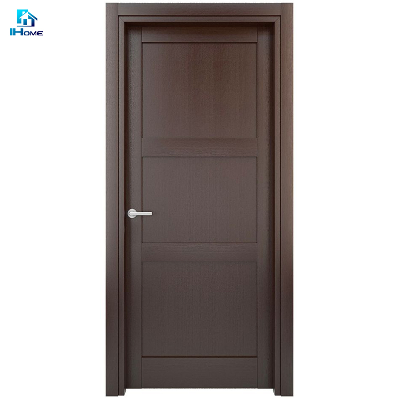 China Solid Teak Wood Doors Best Price Customized Residential Interior Sound Proof Solid Wood Door
