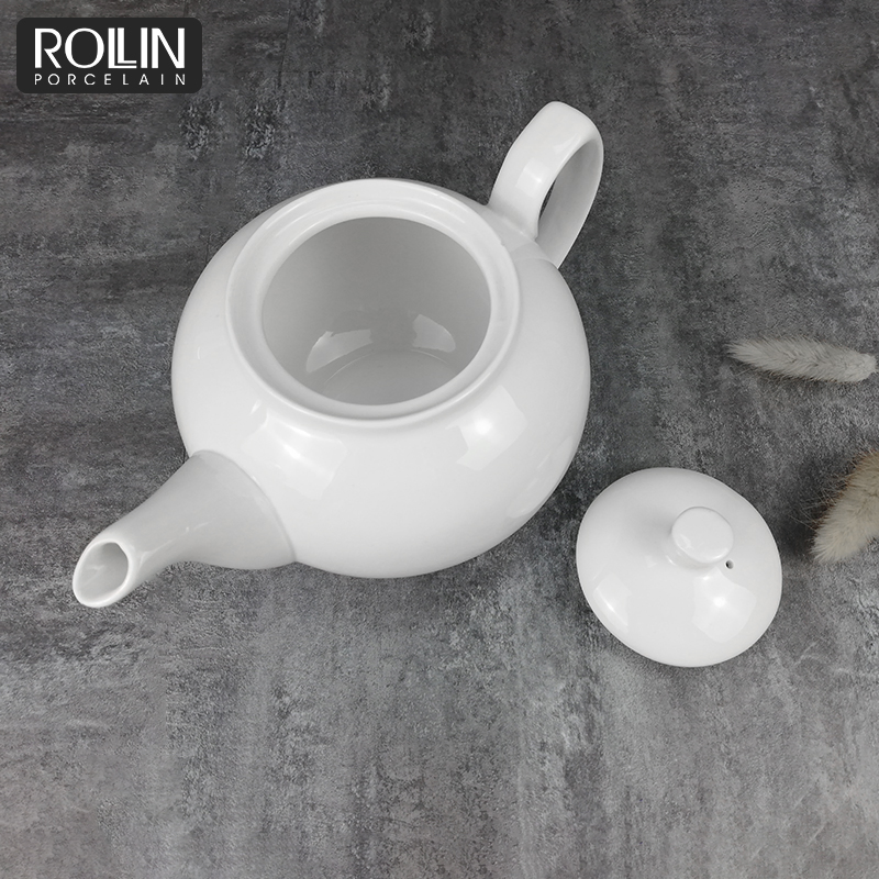 Ceramic Tea Pot with Unique Design Handle