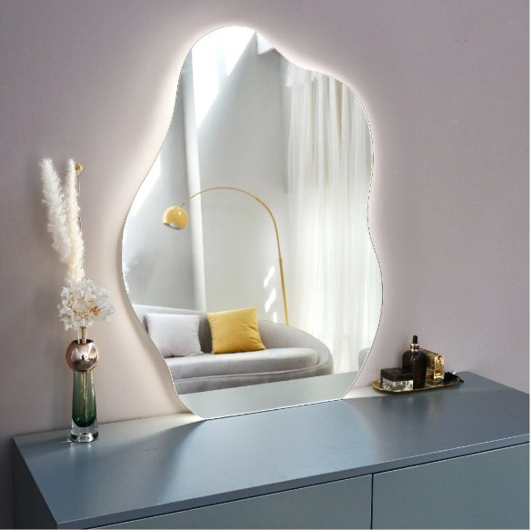 Smart Glass Wall LED Mirror Furniture, Wholesale Home Decor