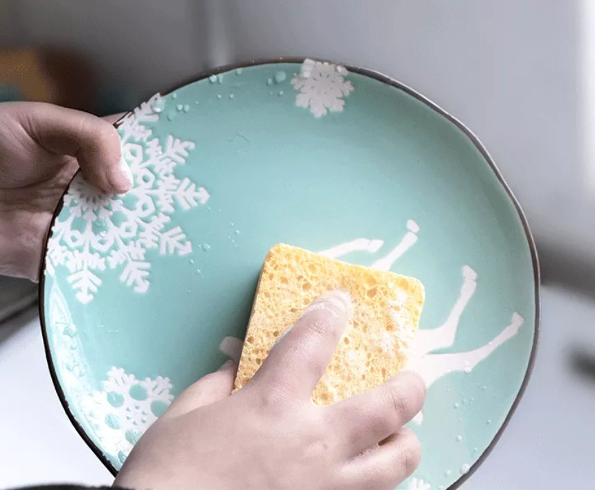 Household Cleaning Wood Pulp Kitchen Washing Cellulose Sponge