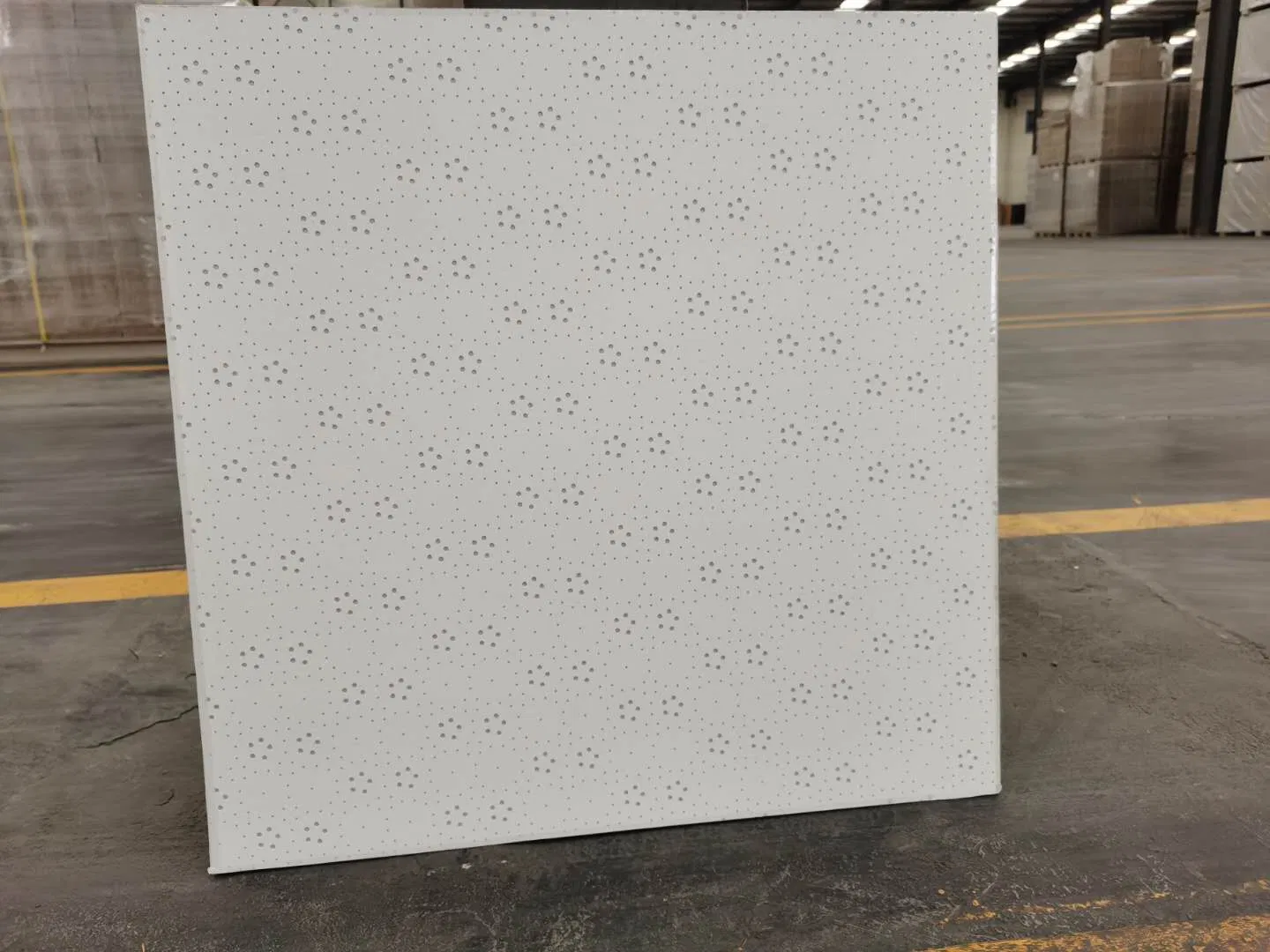 Export Large Quantity 595*595*7/8/9 PVC Laminated Gypsum Ceiling Tile