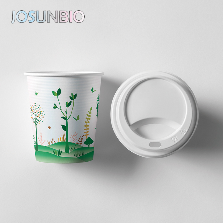Бумажные чашки 4oz с логотипом, биоразлагаемые