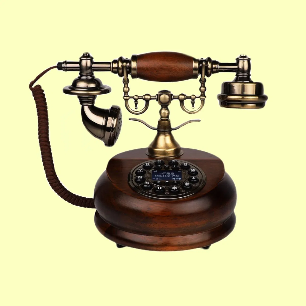 Vintage Retro Antique Telephone with Voice Recording Feature