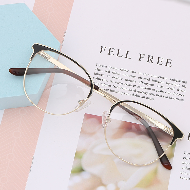 Eaby 2023 New Arrival Metal Round Woman Optical Frames