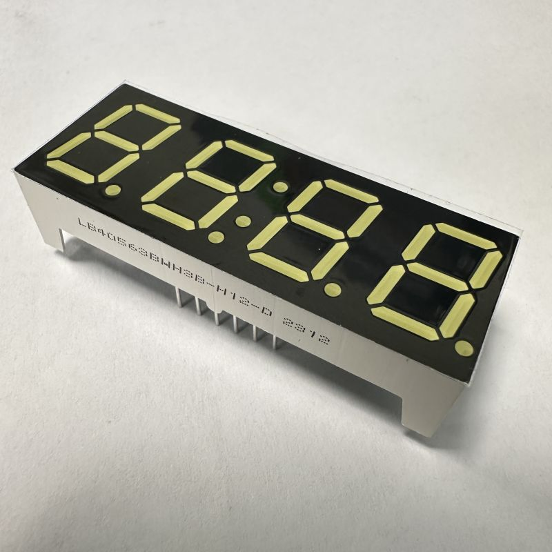 4 Digit Ultra Bright White 7 Segment LED Display for Home Appliances