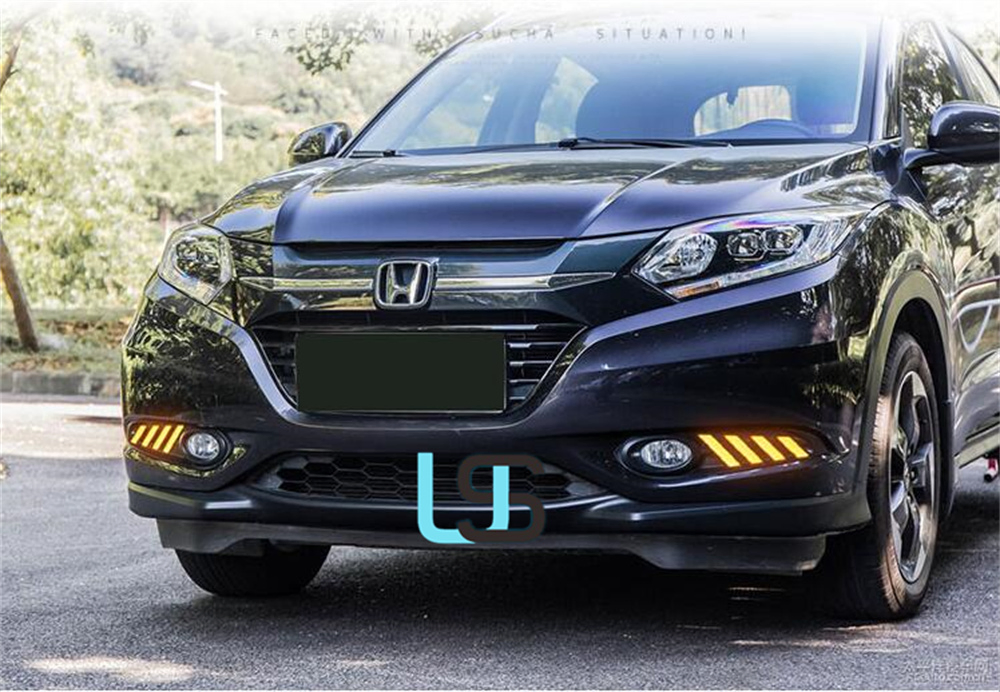 Светодиодные фары ДХО, стоп-сигналы, поворотники для Honda HR-V (Vezel) 2014-2018