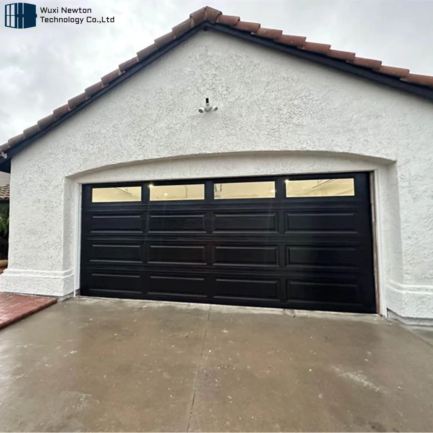 Factory Direct Sale Modern Design Best Price Remote Control Automatic Insulated Overhead Sectional Garage Door with Motor