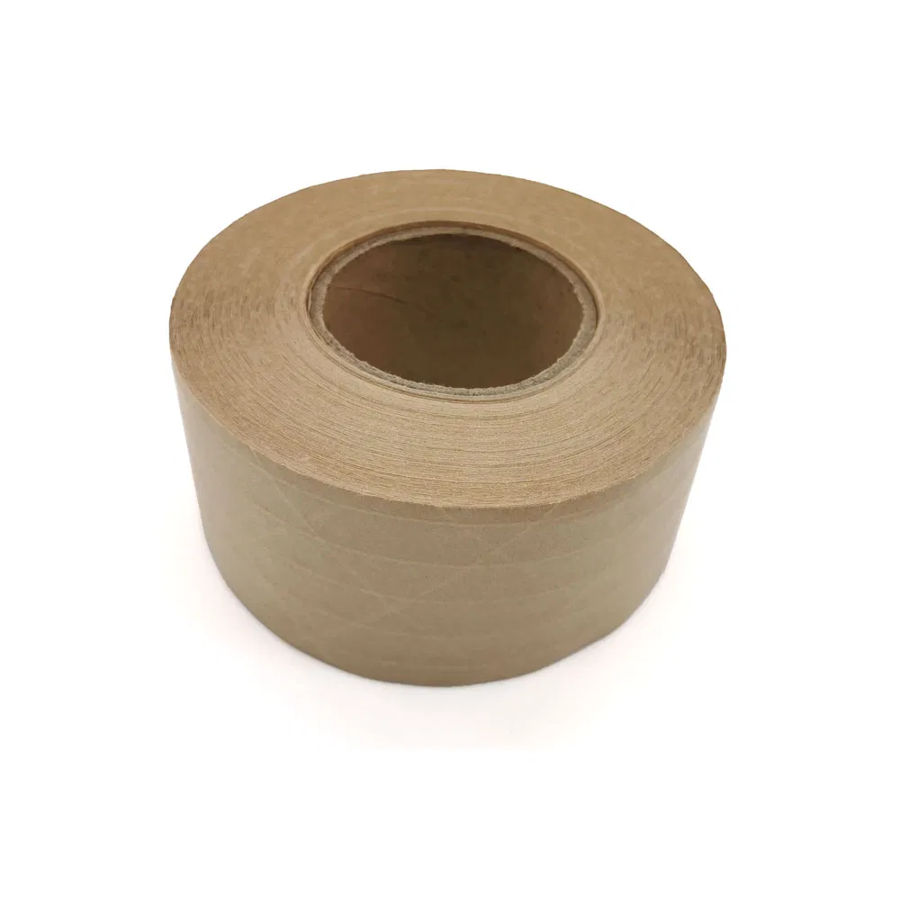 Imported Wood Pulp Raw Materials No Logo Writable Kraft Paper Tape