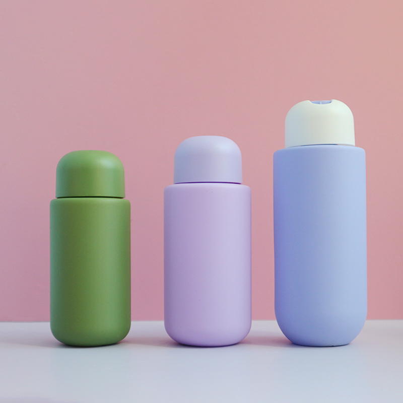100ml 300ml 400ml HDPE Pet Plastic Bottle with Flip Cover Top Cap for Shower Gel Shampoo Conditioner Bottle