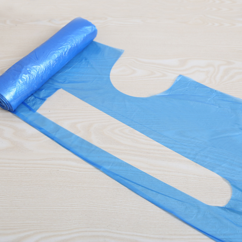 Durable Very Strong No Sleeves Disposable HDPE LDPE Plastic PE Apron for Cleaning
